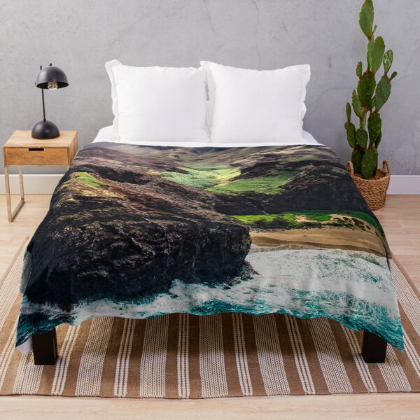 Item preview, Spectacular Cliffside Tropical Beach With Dramatic Waves designed and sold by DEC02.