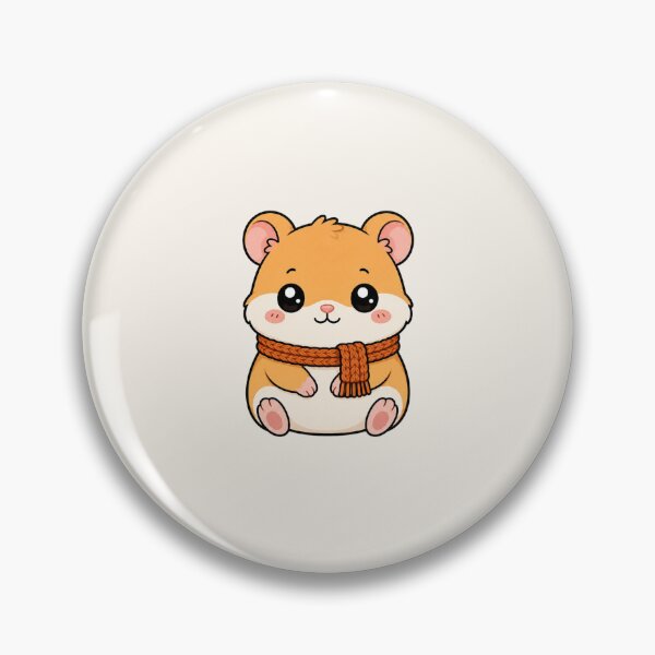Item preview, Cute Hamster Cozy Scarf Winter Autumn Vibe designed and sold by Seculinator.