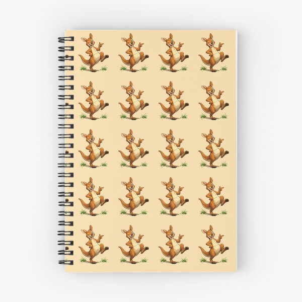Item preview, Funny Winking Kangaroo Cartoon Cute Happy Aussie Animal Illustration. designed and sold by LunaPrintCo.