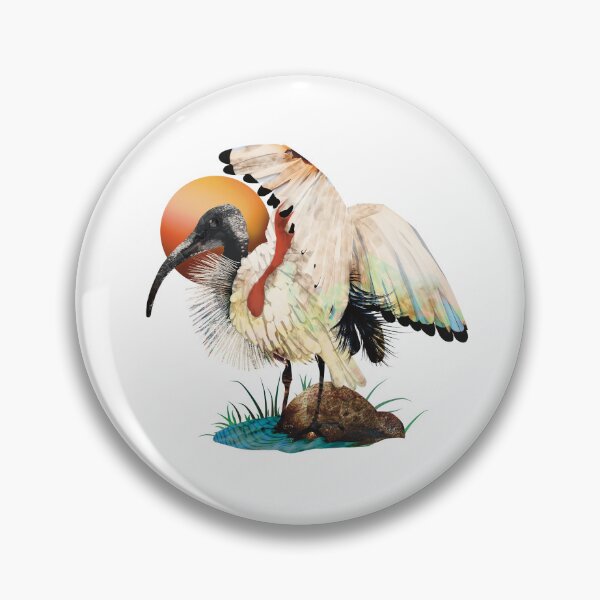 Item preview, Australian White Ibis Bird Bin Chicken designed and sold by Karin Taylor.