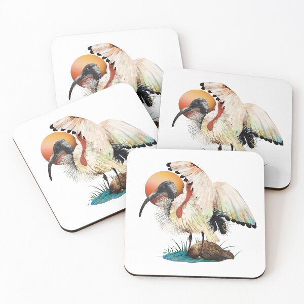 Item preview, Australian White Ibis Bird Bin Chicken designed and sold by Karin Taylor.