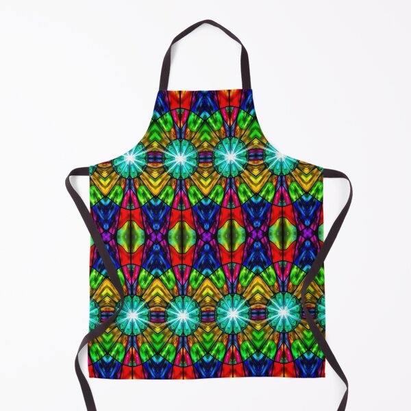 Item preview, Rainbow Stained Glass Pattern | Vibrant Kaleidoscope Mosaic Geometric Art Design designed and sold by Sachie's Studio.