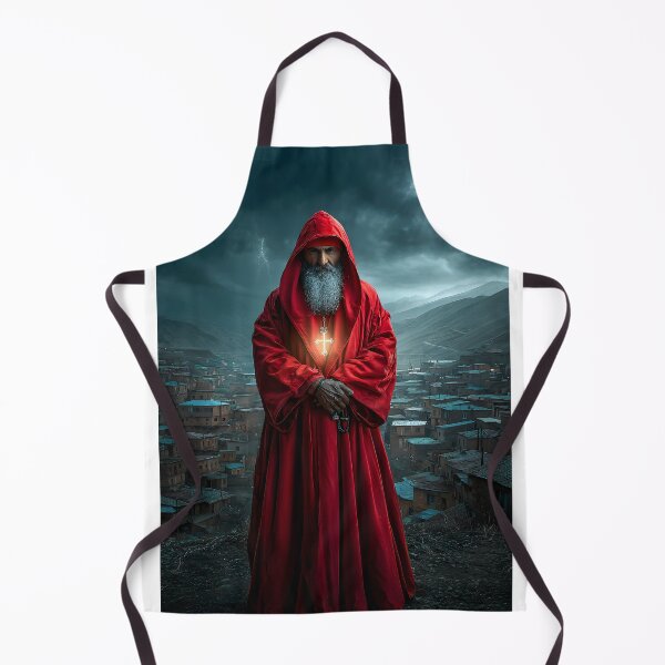 Item preview, Mysterious Red Cloaked man in Shadows designed and sold by Artessie.