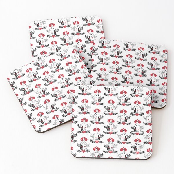 Item preview, Black & White Angel Cats with Broken Hearts designed and sold by Digitalmyth's Designs.