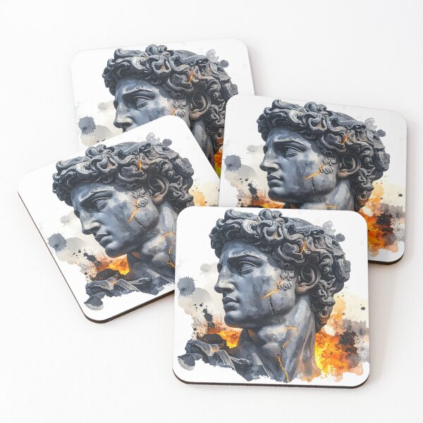 Item preview, Copy of Black Obsidian Roman Bust Statue designed and sold by BetweenForms.