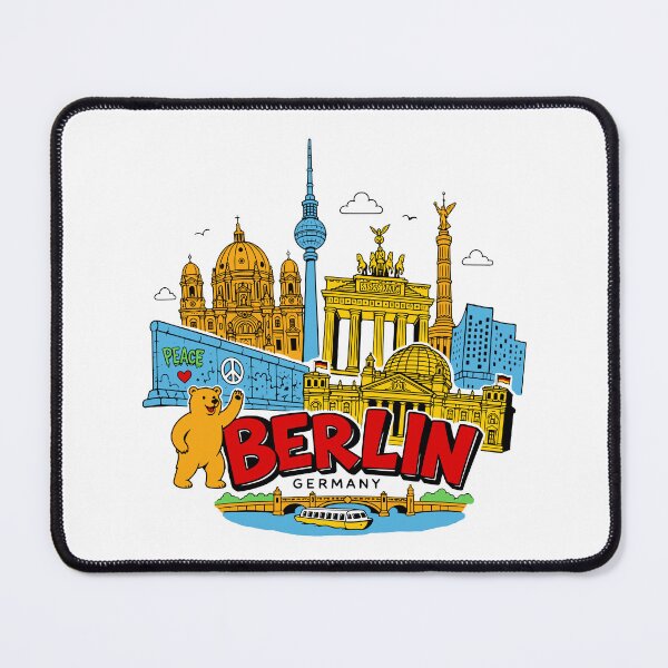 Item preview, Berlin City Germany designed and sold by Traveldrawings.