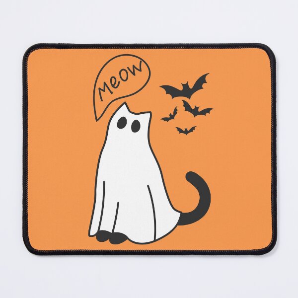 Item preview, Spooky Season Cute Halloween Ghost Cat designed and sold by Volt Junkies.