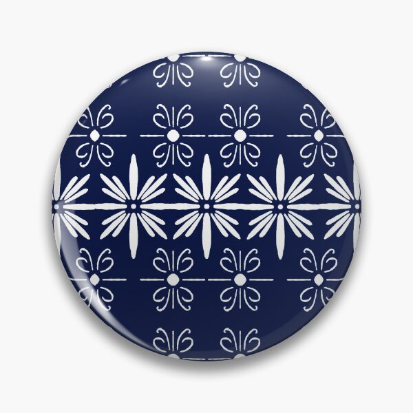 Item preview, Chinoiserie blue and white star inverse designed and sold by Taylorgoodson.