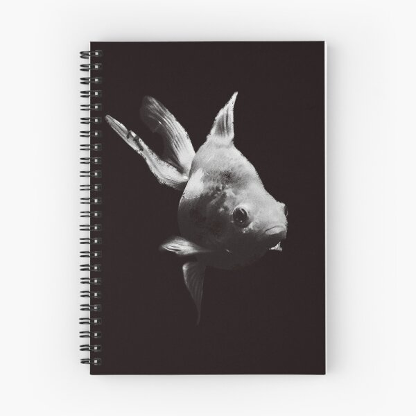 Item preview, Washed Out Goldfish Monochrome Art | Worn Wild designed and sold by Inkversed.