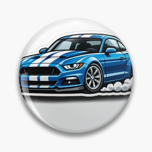 Item preview, Blue Sports Car Sticker Vector Art designed and sold by AuraAuto.