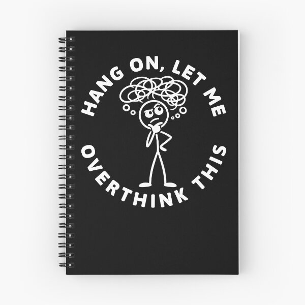 Item preview, Hang On Let Me Overthink This Funny Sarcastic Quote designed and sold by NovaNookStudio.