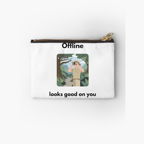 Item preview, Offline Looks Good on You – Minimalist Detox Quote designed and sold by EclairArtShop.