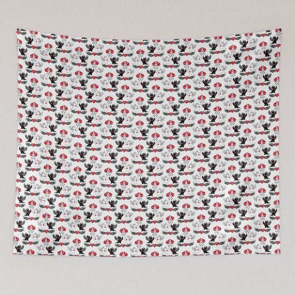 Item preview, Black & White Angel Dogs with Broken Hearts designed and sold by Digitalmyth's Designs.