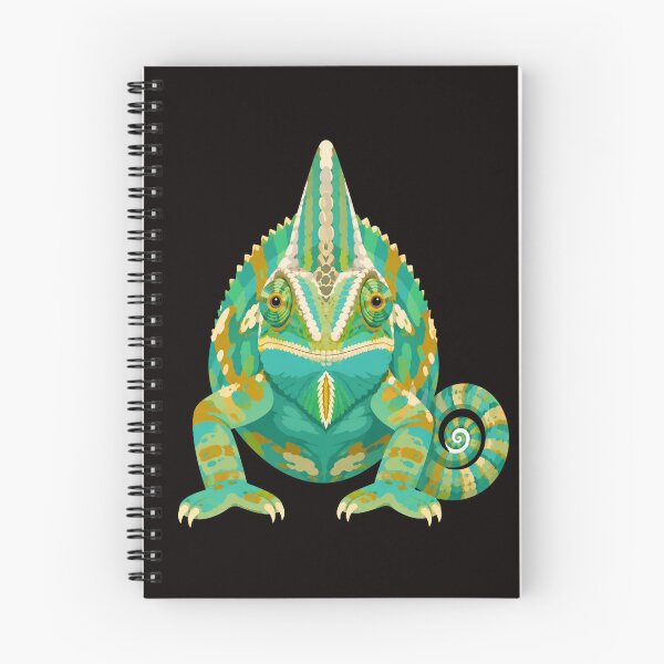 Item preview, Green and Teal Chameleon  designed and sold by The Painted Lamb.