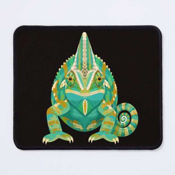 Item preview, Green and Teal Chameleon  designed and sold by The Painted Lamb.