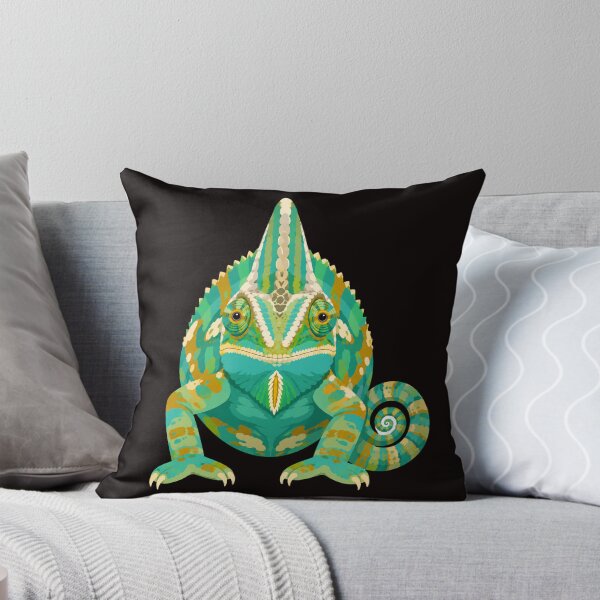 Item preview, Green and Teal Chameleon  designed and sold by The Painted Lamb.