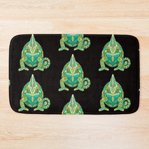 Item preview, Green and Teal Chameleon  designed and sold by The Painted Lamb.
