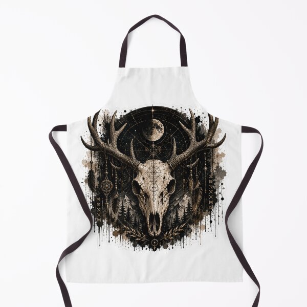 Item preview, Cosmic deer Skull Celestial Night designed and sold by PatternFly.