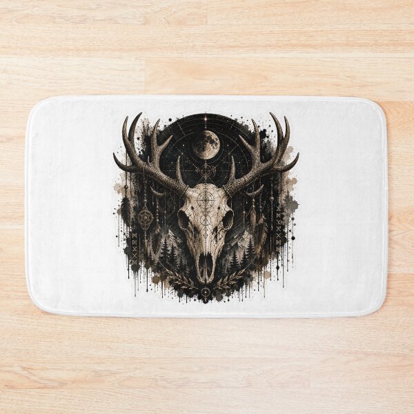 Item preview, Cosmic deer Skull Celestial Night designed and sold by PatternFly.