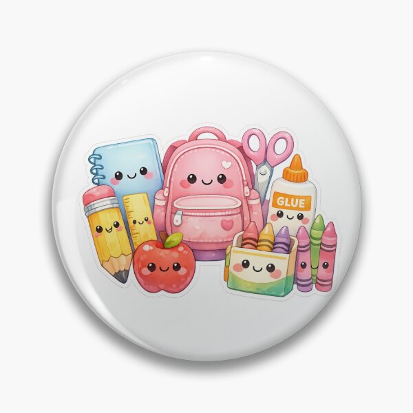 Item preview, Cute Kawaii School Supplies and Backpack designed and sold by ajamzbox.