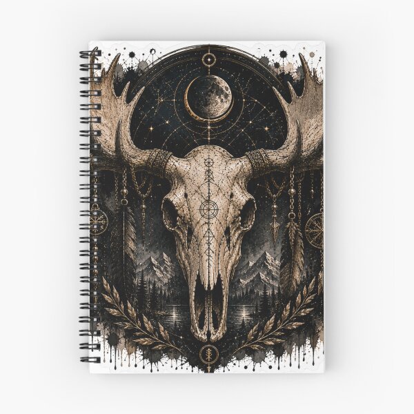 Item preview, Cosmic moose Skull Celestial Night designed and sold by PatternFly.
