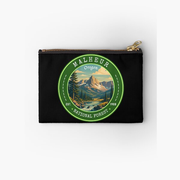 Item preview, Malheur National Forest (Oregon) USA, Vintage Travel Art Circle Emblem designed and sold by MaateoDesign.