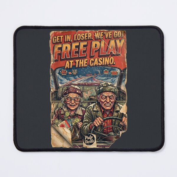 Item preview, Funny Casino Get In Loser Meme Parody designed and sold by radiogalaxy.