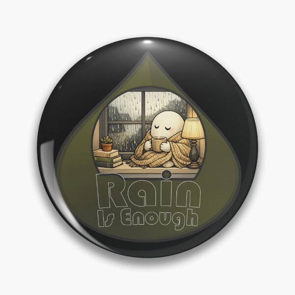 Item preview, Rain Is Enough designed and sold by QuietNovaShop.