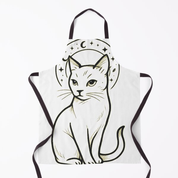 Item preview, Copy of Copy of Copy of Copy of Black Cat Moon Celestial Witchy Aesthetic Gothic Cat Design Sticker & T-Shirt designed and sold by Cat-astrophes.