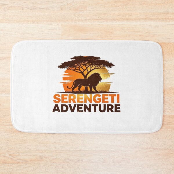 Item preview, Serengeti Adventure – African Safari Lion Sunset Design designed and sold by VladisWorld.