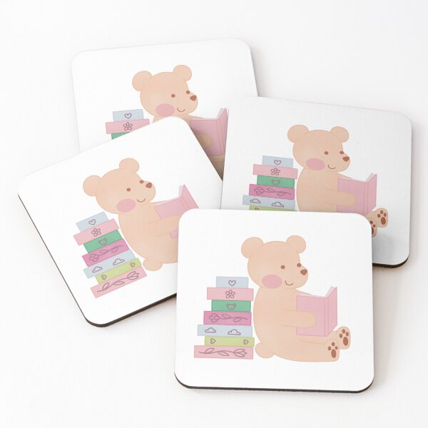 Item preview, Cute Reading Bear with Stack of Books designed and sold by winterpumpkin.