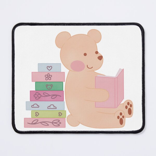 Item preview, Cute Reading Bear with Stack of Books designed and sold by winterpumpkin.