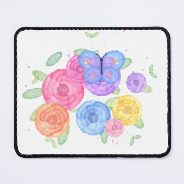 Item preview, Flowers and butterfly designed and sold by Friendly Art.