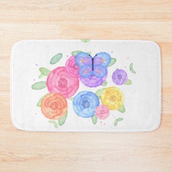 Item preview, Flowers and butterfly designed and sold by Friendly Art.