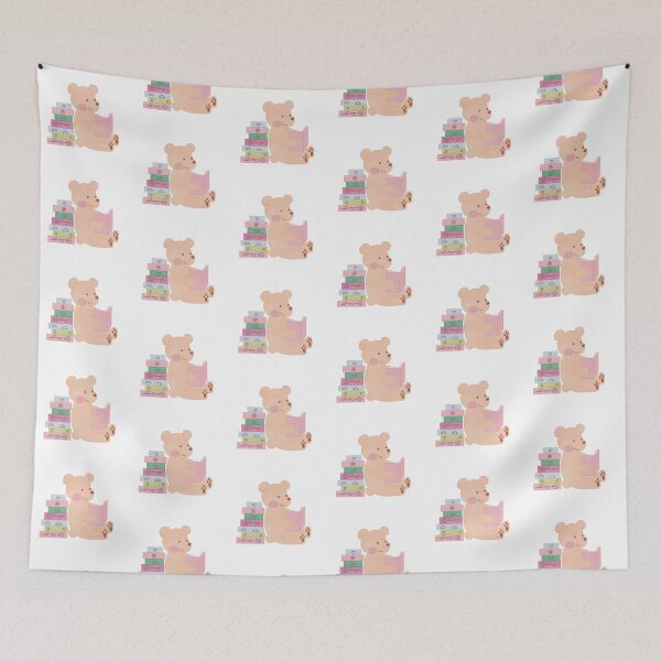 Item preview, Cute Reading Bear with Stack of Books designed and sold by winterpumpkin.