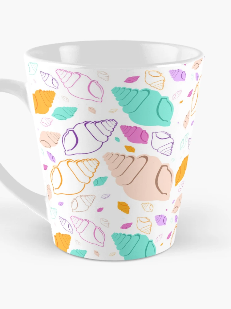 Thumbnail 3 of 4, Coffee Mug, Conch Shell Collage designed and sold by Risa-C.