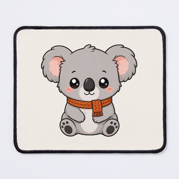 Item preview, Cute Koala Cozy Scarf Winter Autumn Vibe designed and sold by Seculinator.
