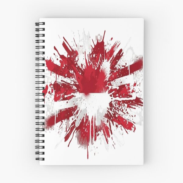 Item preview, Abstract Graffiti Explosion of Indonesia Flag Colors designed and sold by GraffiCity.
