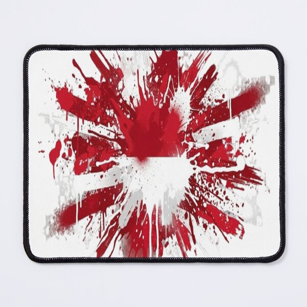Item preview, Abstract Graffiti Explosion of Indonesia Flag Colors designed and sold by ROVVI.
