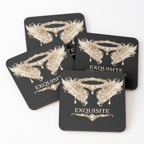 Item preview, EXQUISITE Halo Wings – Luxury Renaissance Divine Elegance Art Print designed and sold by Emoji Emblems.