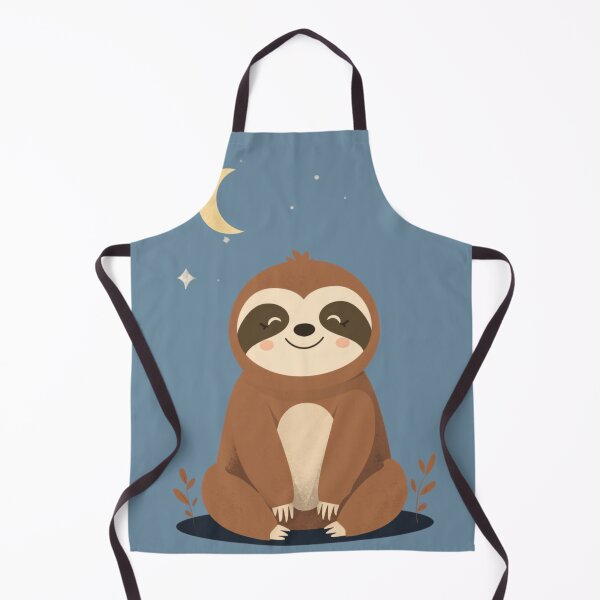 Item preview, Cute Lazy Sloth Starry Night Sky Kawaii Animal T-Shirt designed and sold by WrongGift.