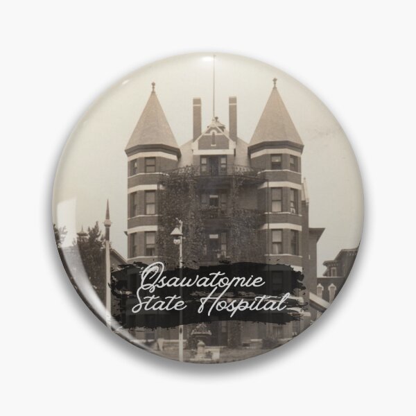 Item preview, Osawatomie State Hospital Cursive Caption designed and sold by GhostlyWorld.