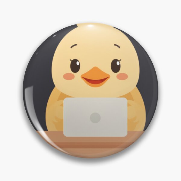 Item preview, Funny Duck Working Laptop Cozy Workspace Kawaii T-Shirt designed and sold by WrongGift.
