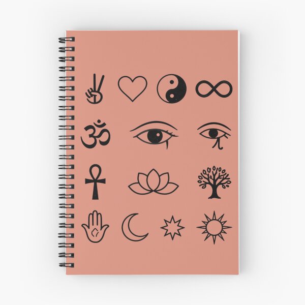 Item preview, Spiritual Symbols Collection Yin Yang, Lotus, Eye, Om, Infinity & Sacred Icons. designed and sold by LunaPrintCo.