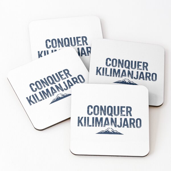 Item preview, Conquer Kilimanjaro – Mountain Adventure Hiking Design designed and sold by VladisWorld.