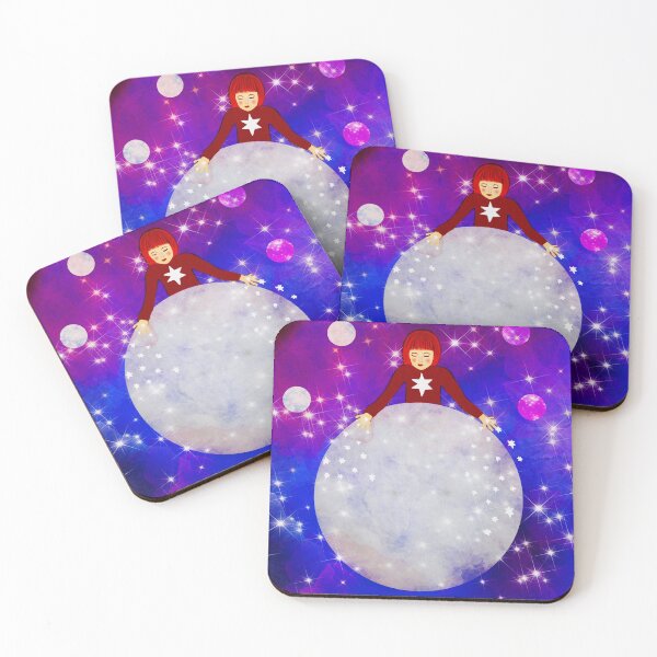 Item preview, Celestial Child with Stars And the Moon designed and sold by Elaine M Hayward .