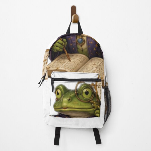 Item preview, Mystic Wizard Frog Reading Ancient Spells designed and sold by DailyDoodlesBySumbul.