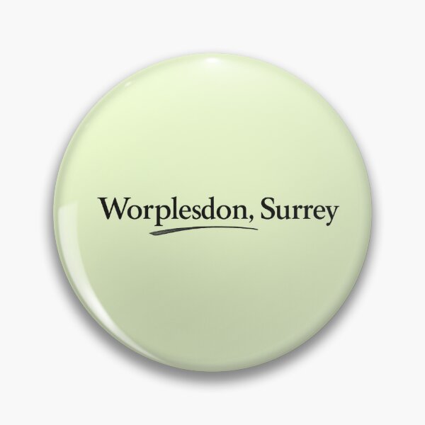 Item preview, Worplesdon, Surrey Typography designed and sold by ThatSurreyLife.