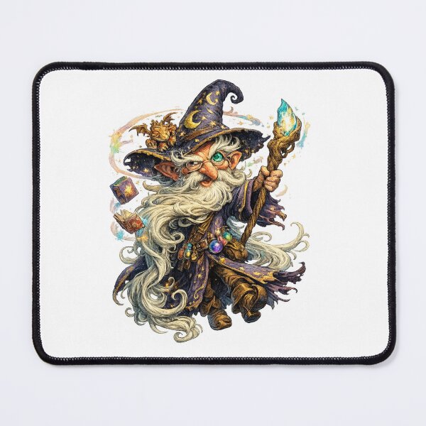 Item preview, Funny Wizard designed and sold by AlexLineArt.