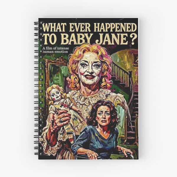 Item preview, What Ever Happened to Baby Jane Retro Hollywood Psychological Horror Thriller Tribute Art Movie Poster designed and sold by Art's Diner.